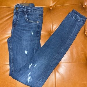 Zara Trafaluc Distressed Denim Collection Sz- 4